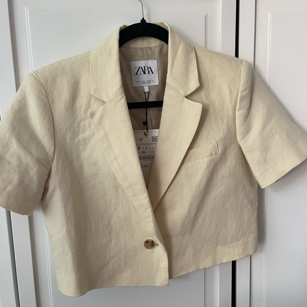Zara Cropped Blazer